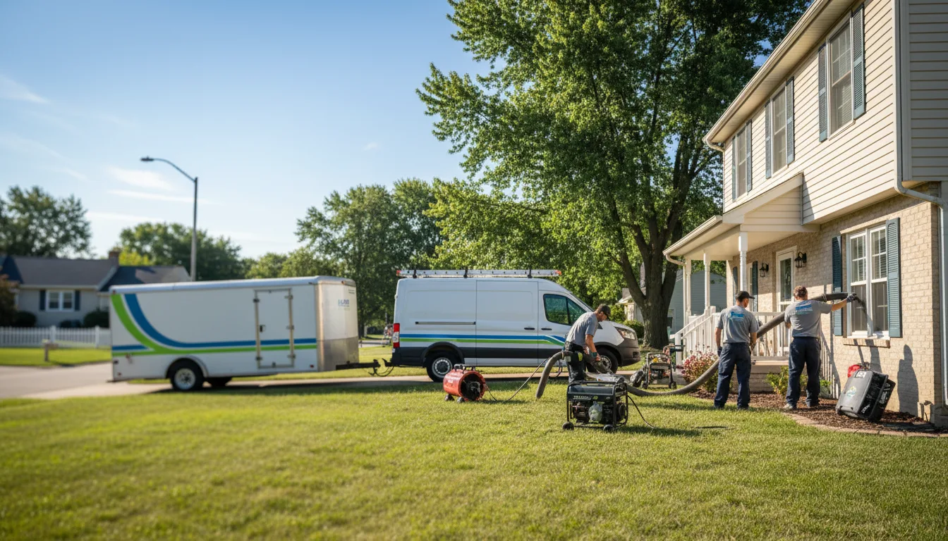 Flooded Basement Restoration And Cleanup With Repair in Waterbury, NE near me